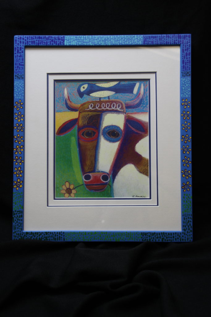 Artisans Corner Gallery Custom Picture Framing Hand Painted Frame