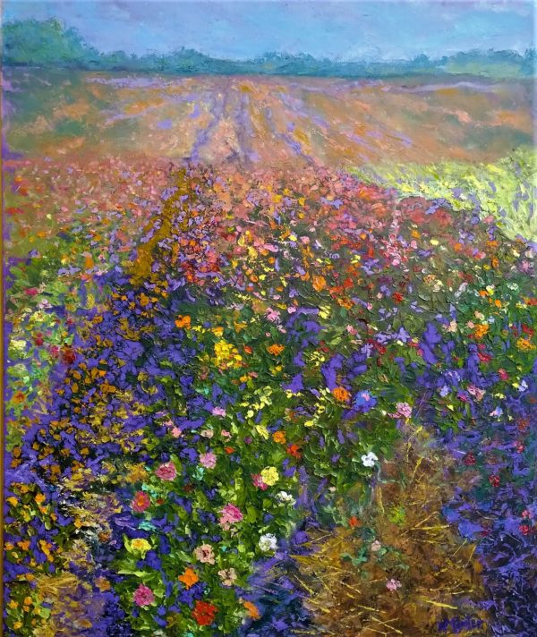 flower field by nancy minter