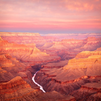 Grand Canyon Morning Twilight By Dean Chriss