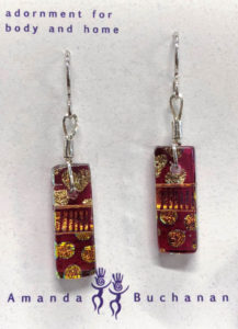 Artisans Corner Gallery Plays with Glass Cranberry